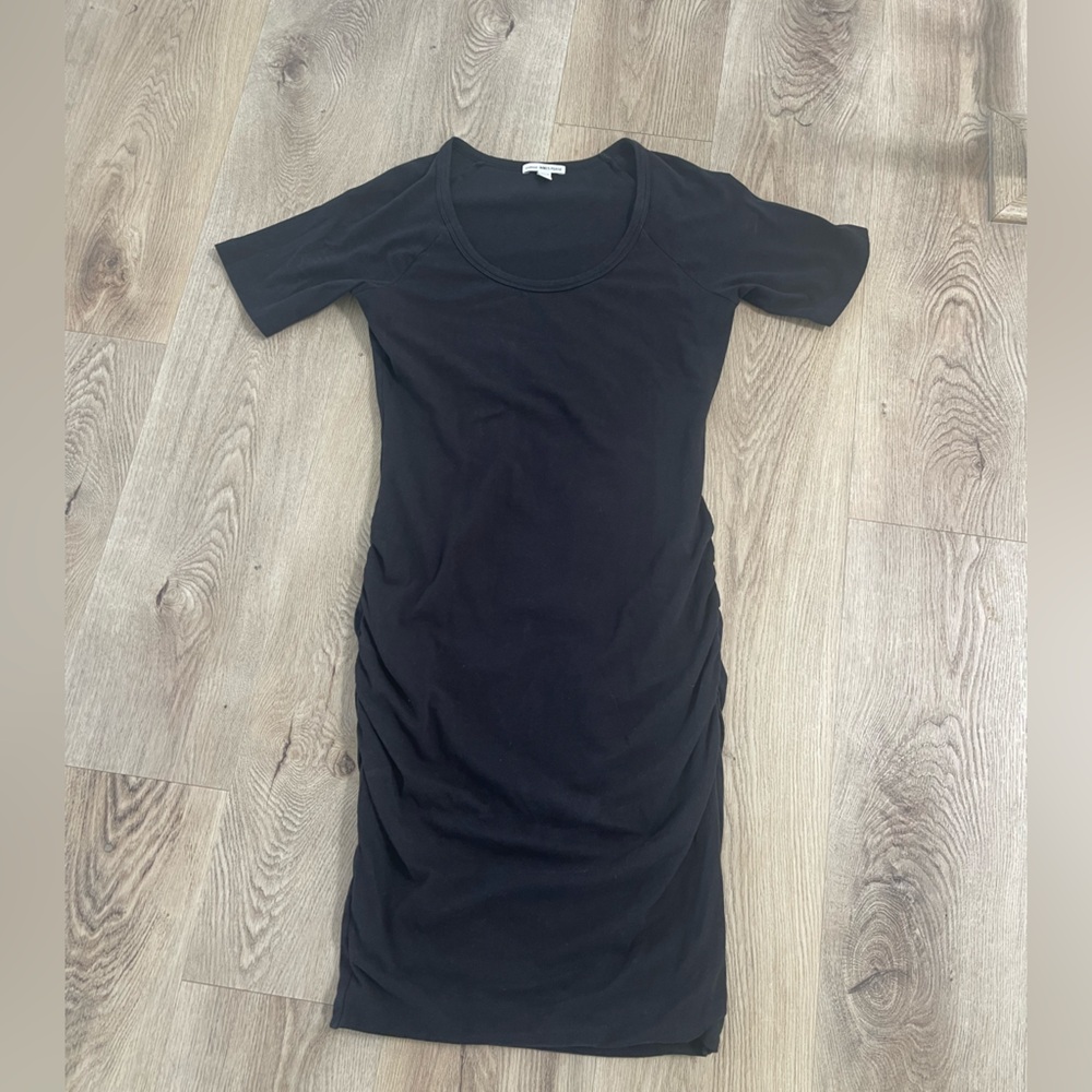James Perse super soft black cotton jersey dress. Very good condition